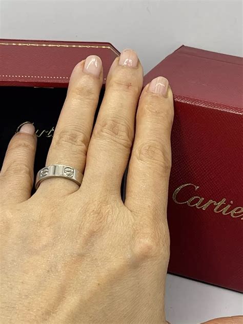 cartier ring style|real cartier ring.